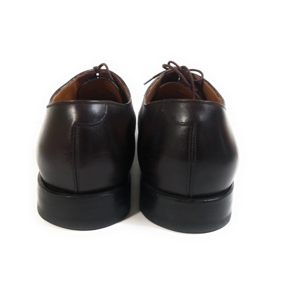 Gucci Men Brown Leather Crocodile Cap Toe Shoes 12